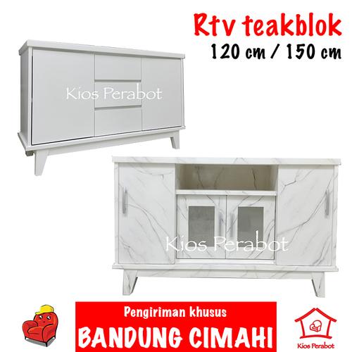 Jual Rak tv teakblok / meja buffet / lemari tv minimalis teakblok ...