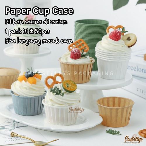 Jual Paper Cup Case Cupcase Kertas Alas Mangkok Cupcake Muffin Kue Cake ...