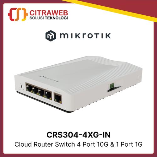 Gambar Mikrotik CRS304-4XG-IN Cloud Router Switch CRS 304 4XG IN SUPPORT DIN RAIL dari Citraweb undefined Tokopedia
