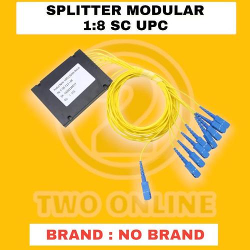 Jual PASSIVE SPLITTER / PASIF SPLITER 1:8 FIBER OPTIC ( MODULAR ) SC ...