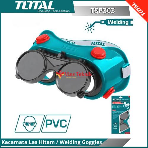Jual Kacamata Las TOTAL Welding Goggles Hitam TSP303 Kota