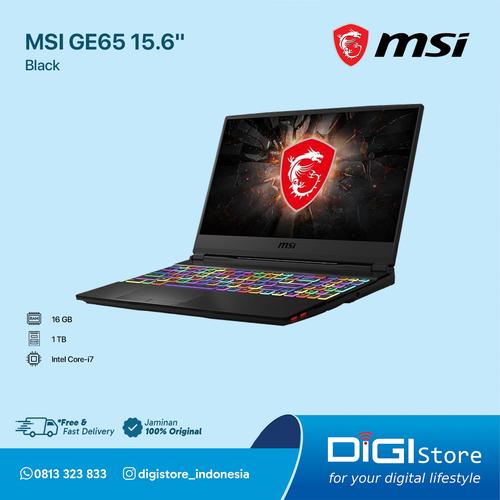 MSI GE65 Core-i7 16/1TB RTX2060 Black di Digi Store Indonesia  Tokopedia