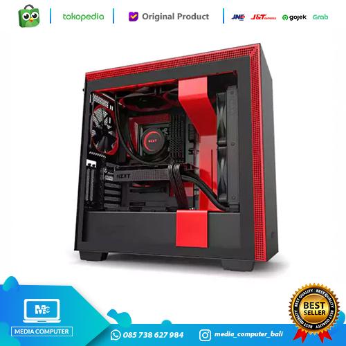 Tokopedia Computer Case Jual NZXT H710i RGB Tempered Glass Tower PC Case - Matte Black Red ...