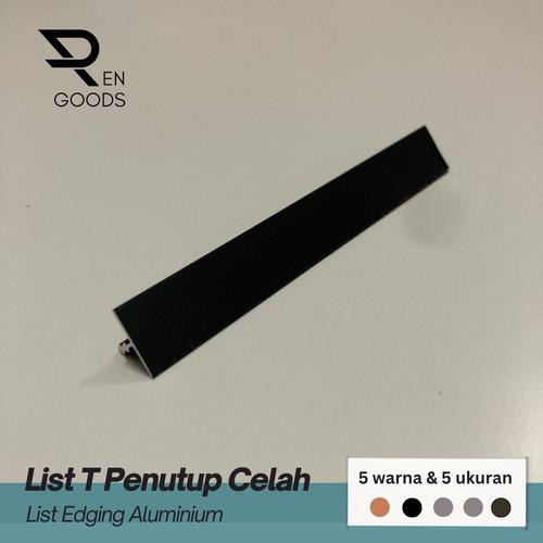 Jual List Lis T Penutup Celah Frame Edging Alumunium Variasi 20 15 12 8 ...
