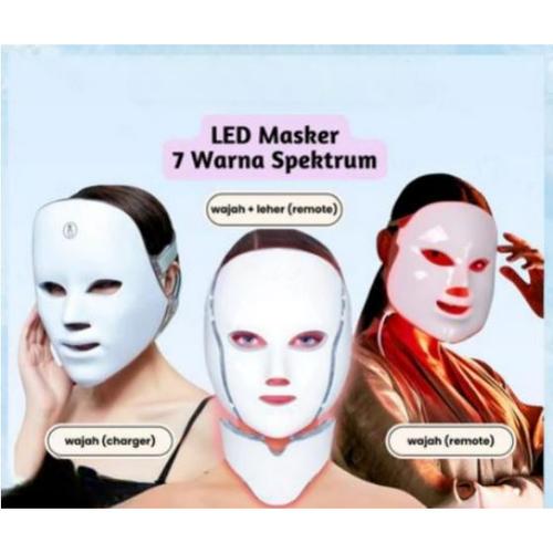 Jual Masker LED PDT Light 7 Warna Led Mask Photon Therapy Alat ...