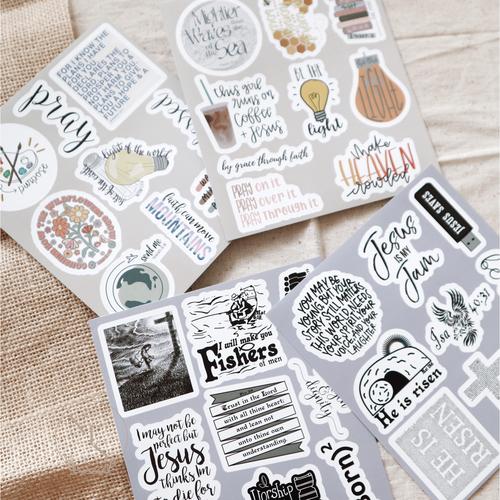 Jual Stiker Ayat Alkitab Rohani Kristen | Christian Bible Verse Sticker ...