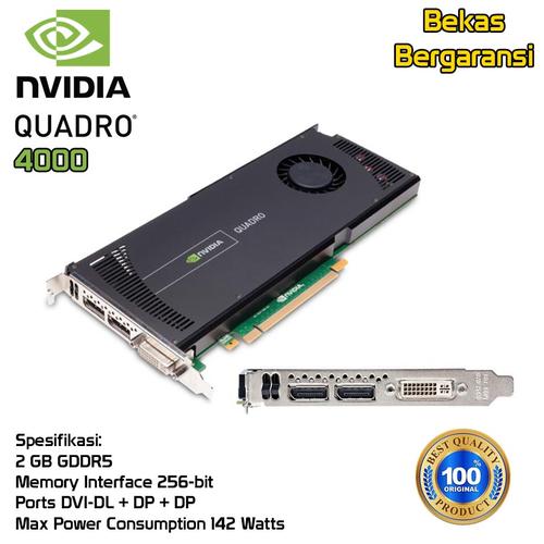 256 Bit Nvidia Quadro 4000 2gb Graphics NVIDIA QUADRO 4000 (2GB