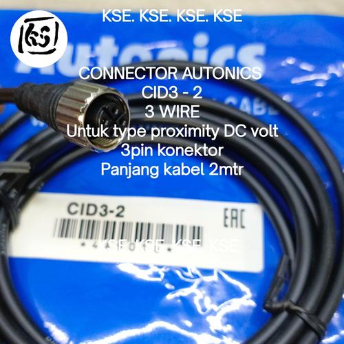 Jual Autonics Connector Proximity CID3-2 3 Pin Konektor untuk Sensor ...