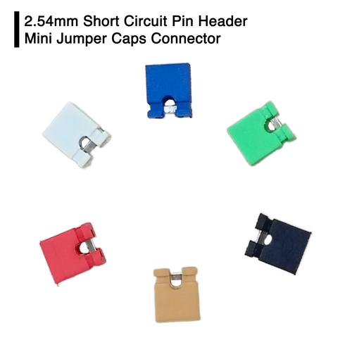 Jual 2.54mm Short Circuit Pin Header Mini Jumper Caps Connector ...
