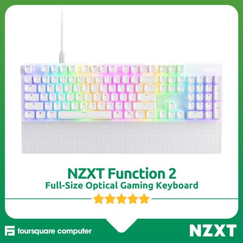 Jual NZXT Function 2 US White Full Size Optical Gaming Keyboard - Kota ...