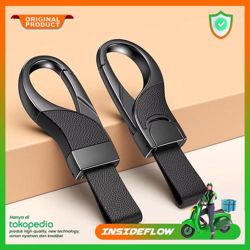 Jual Gantungan Kunci Mobil Bahan Kulit Premium Dengan Pengait Keychain ...
