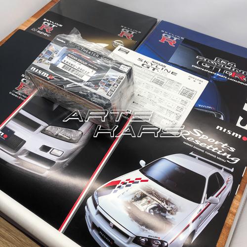 Jual Nissan Skyline R34 GTR BNR34 Catalog Brochure Set Katalog