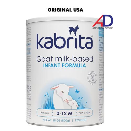 KABRITA GOAT MILK INFANT FORMULA 800GR (0-12 MONTHS) EASY TO DIGEST  GOAT MILK-BASED SUSU KAMBING EUROPEAN GOAT MILK IN THE NETHERLANDS 