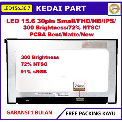 Jual LCD LED 15.6 15 Inch 30 Pin 30pin Small Narrow FHD Full HD IPS ...