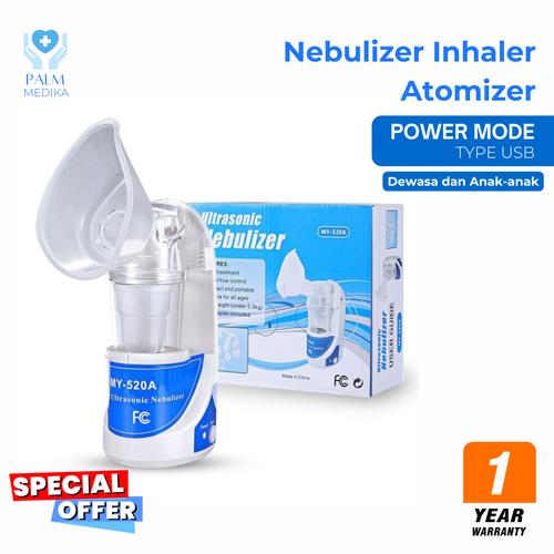 Promo Alat Terapi Pernafasan Asma Nebulizer Portable Inhaler MY-520A ...