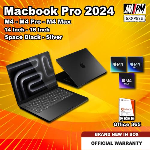 Promo Macbook Pro M4 2024 M4 Pro Max 14 Inch 16 Inch 1TB 512GB SSD
