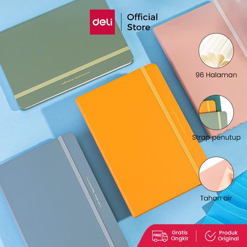Jual Deli Leather Cover Notebook/Buku Catatan Cover Kulit A5 96Lembar ...