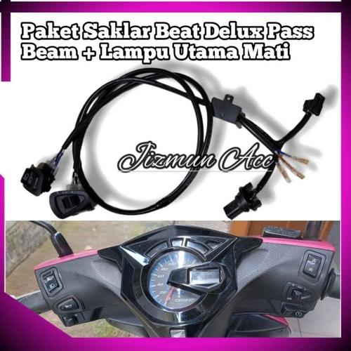 Jual Saklar Saklar Pass Beam With Revo On Off Switch Beat Delux 2020 ...