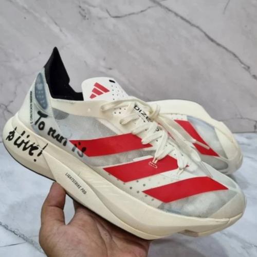 Jual SEPATU ADIDAS ADIZERO ADIOS PRO CREAM RED TO RUN IS YO LIVE