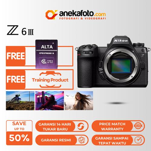 Promo Nikon Z6III Z6 III Z 6III Mirrorless Camera Kit 24-70mm di  Anekafoto Tokopedia