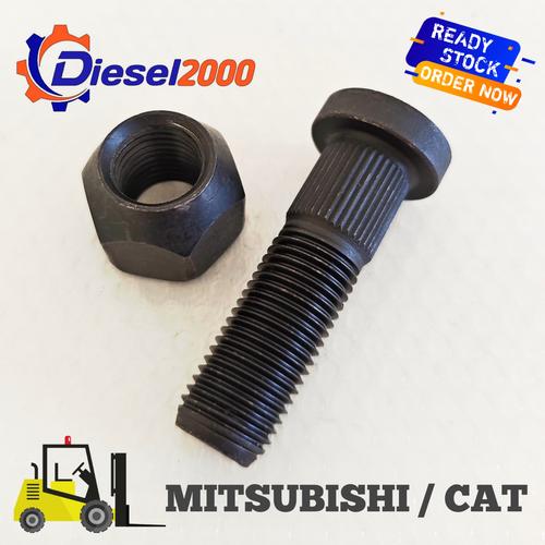 Jual 91243-10800 STUD AXLE HUB BOLT REAR WHEEL BAUT RODA + MUR BELAKANG ...