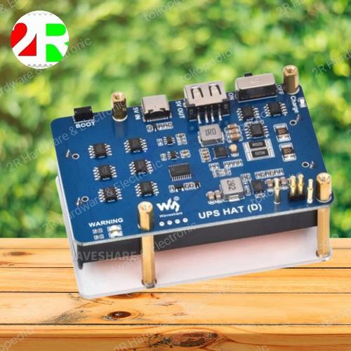 Jual 5V UPS HAT (D) for Raspberry Pi, Supports 21700 Li-Batt (NOT ...