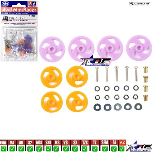 JR PRO Low Friction Roller Set TAM15381 – 0,8 X 13,3 X 8 Cm, Satz Mit Rollen Für Geringen Widerstand