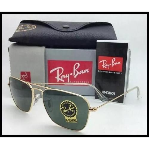 Jual Kacamata Original Rayban Caravan Rb 3136 Gold Frame Black