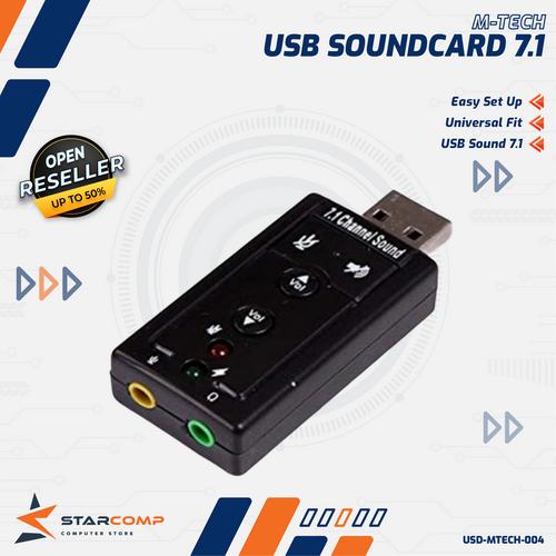 Jual M-Tech Original Converter USB Sound 7.1 Usb to Jack Sound Card ...