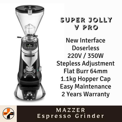 Jual MAZZER Espresso/Coffee Grinder model Super Jolly V PRO