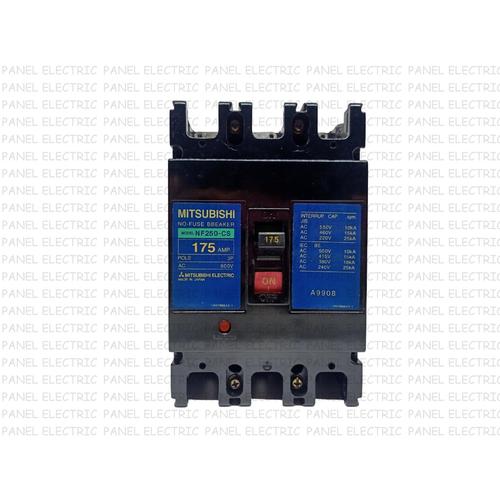 Jual NO FUSE BREAKER NFB MCCB 3P MITSUBISHI NF250-CS NF 250CS 175A ...