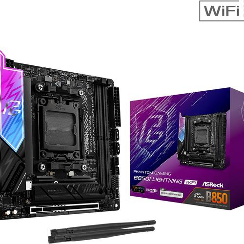Asrock Phantom Gaming B850I Lightning WiFi AMD B850 Socket AM5 Mini ITX P 279386