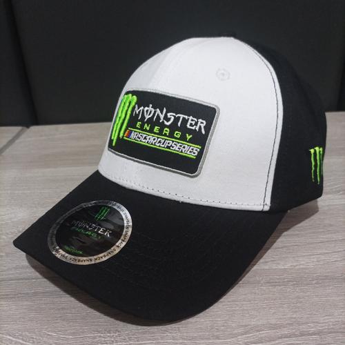 Jual Topi monster energy nascar black white Kota Administrasi