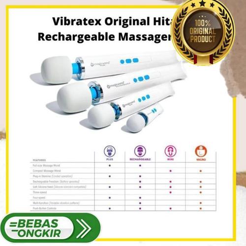Vibratex Rabbit Jual Vibratex Original Hitachi Rechargeable Magic Wand Massager ...