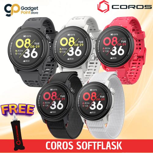 Coros Pace Premium GPS Sport Watch Garansi Tahun Black Silicone di  Gadget Point Store Indonesia Tokopedia