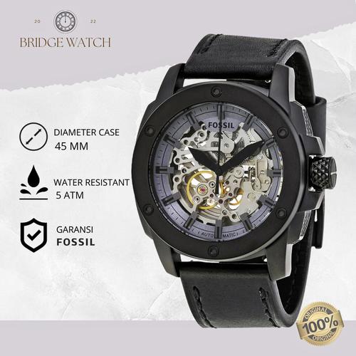Leather Fossil Watch Machine Promo Jam Tangan Fossil Machine
