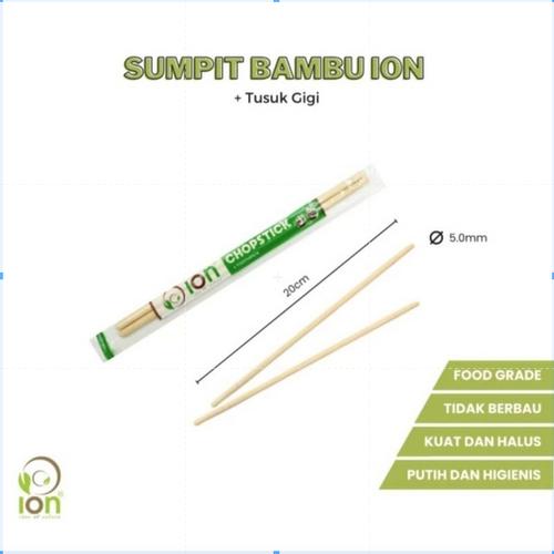 Sumpit Bambu Steril iON