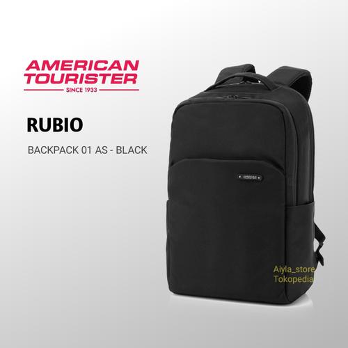Jual Tas Ransel American Tourister Rubio Backpack 01 AS Black