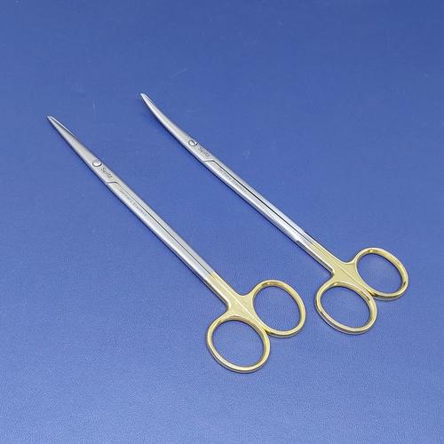 Jual Alat medis Metzenbaum-Nelson Scissor 18 cm Sharp/Blunt With Gold ...