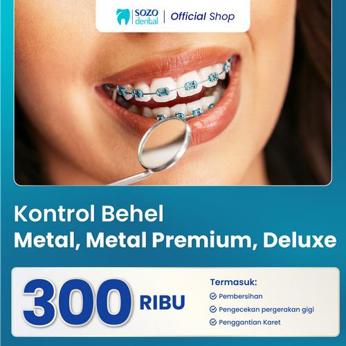 Jual SOZO DENTAL Voucher Kontrol Behel Metal Basic / Premium / Deluxe ...
