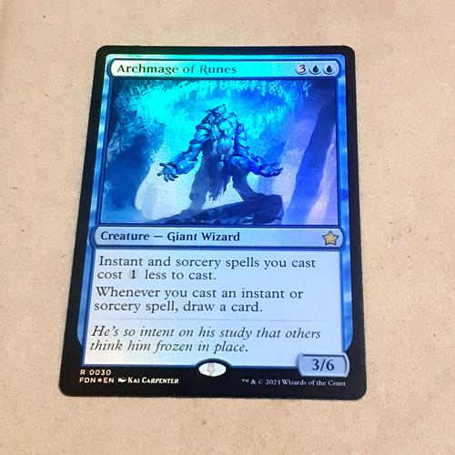 Jual MAGIC THE GATHERING MTG Archmage of Runes Foil - Jakarta Barat ...