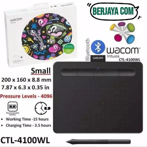 Jual Pen Tablet Wacom CTL4100 Wacom Intuos Pen Bluetooth Small