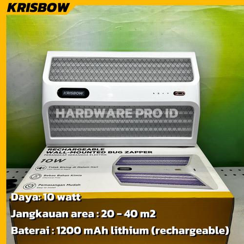 Jual Krisbow Perangkap Nyamuk Insect Killer Rechargeable Dinding 10 ...