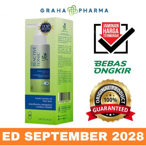 Jual NR HAIR REACTIVE TONIC 50ML - SERUM RAMBUT RONTOK PARAH - Kota ...