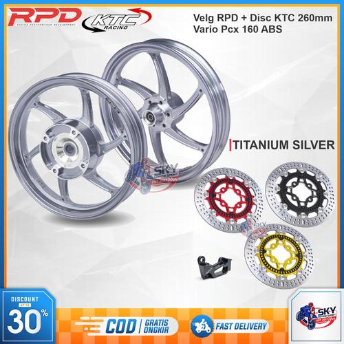 Jual NEW Velg RPD Skyblade Plus Disc KTC 260 Vario 160 ABS CBS Stylo ...