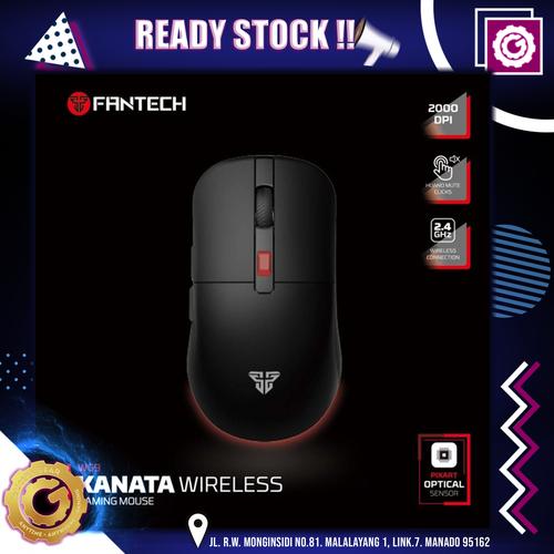 Jual Fantech KANATA WIRELESS Mouse Gaming Wireless RGB Macro WG9 WG9s