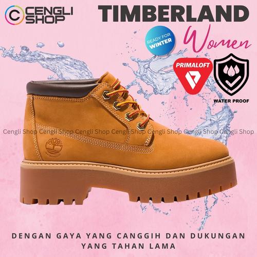 Jual SEPATU TIMBERLAND BOOT WANITA ORIGINAL LEATHER ASLI ORI
