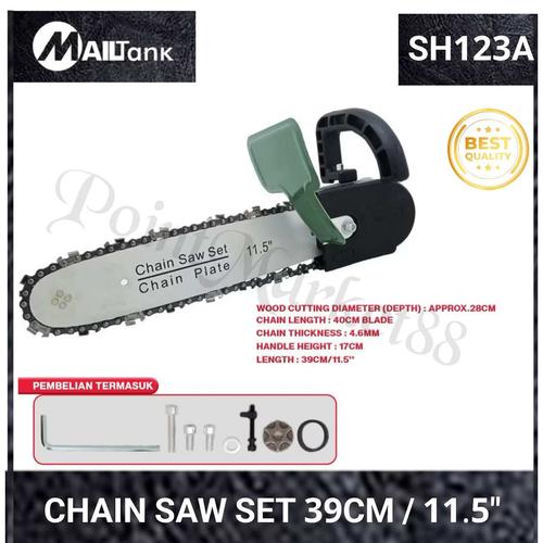 Jual Adaptor Chain Saw Set 39cm Mesin Gerinda Jadi