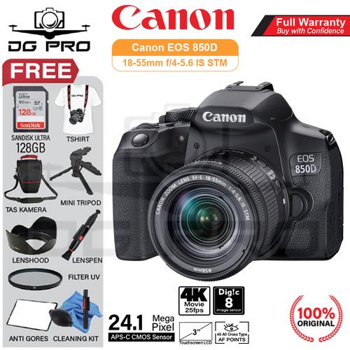 Jual Canon EOS 850D Kit EF-S 18-55mm f4-5.6 IS STM DSLR Camera - KIT ...