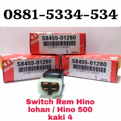 Jual S8455-01280 Switch Rem switch assy brake hino lohan / hino 500 ...